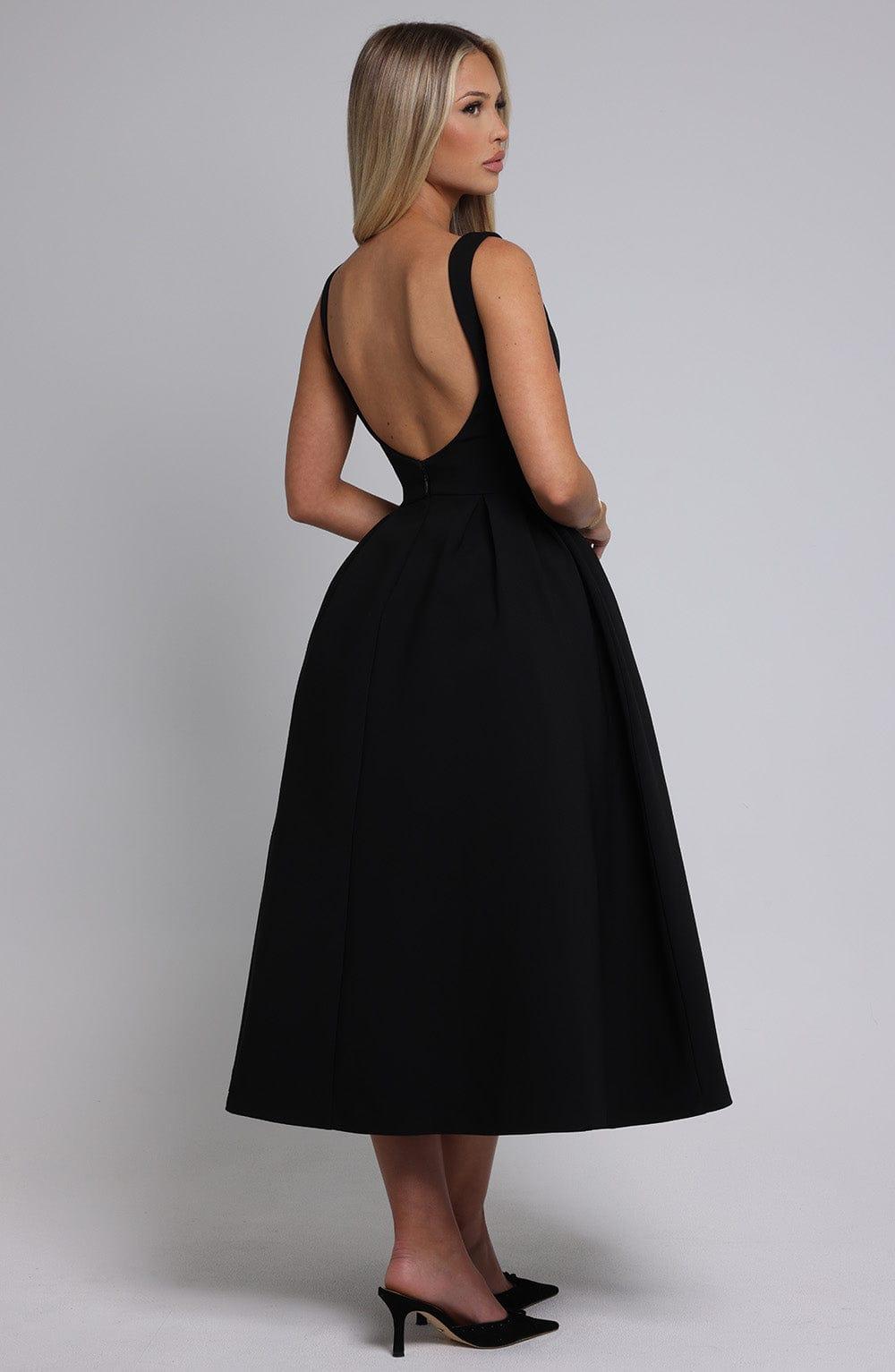 Clarabella Midi Dress - Black Product Image