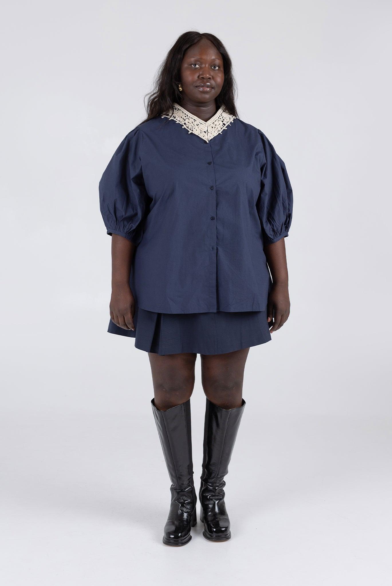 Emma Top - Navy Product Image