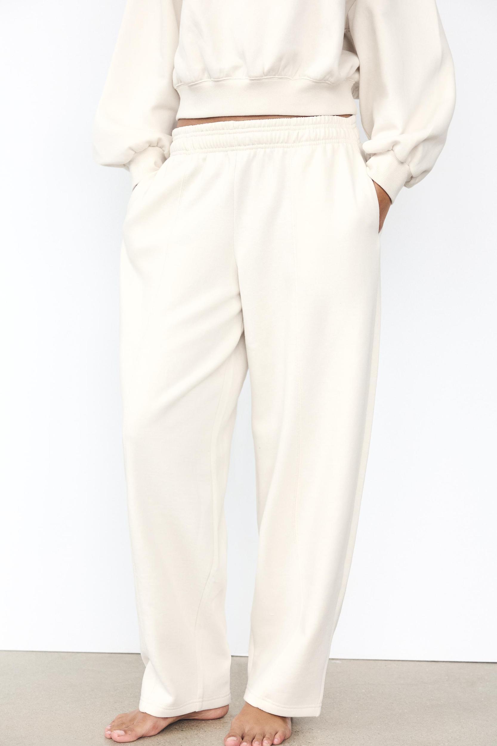 TAPERED PLUSH PANTS Product Image