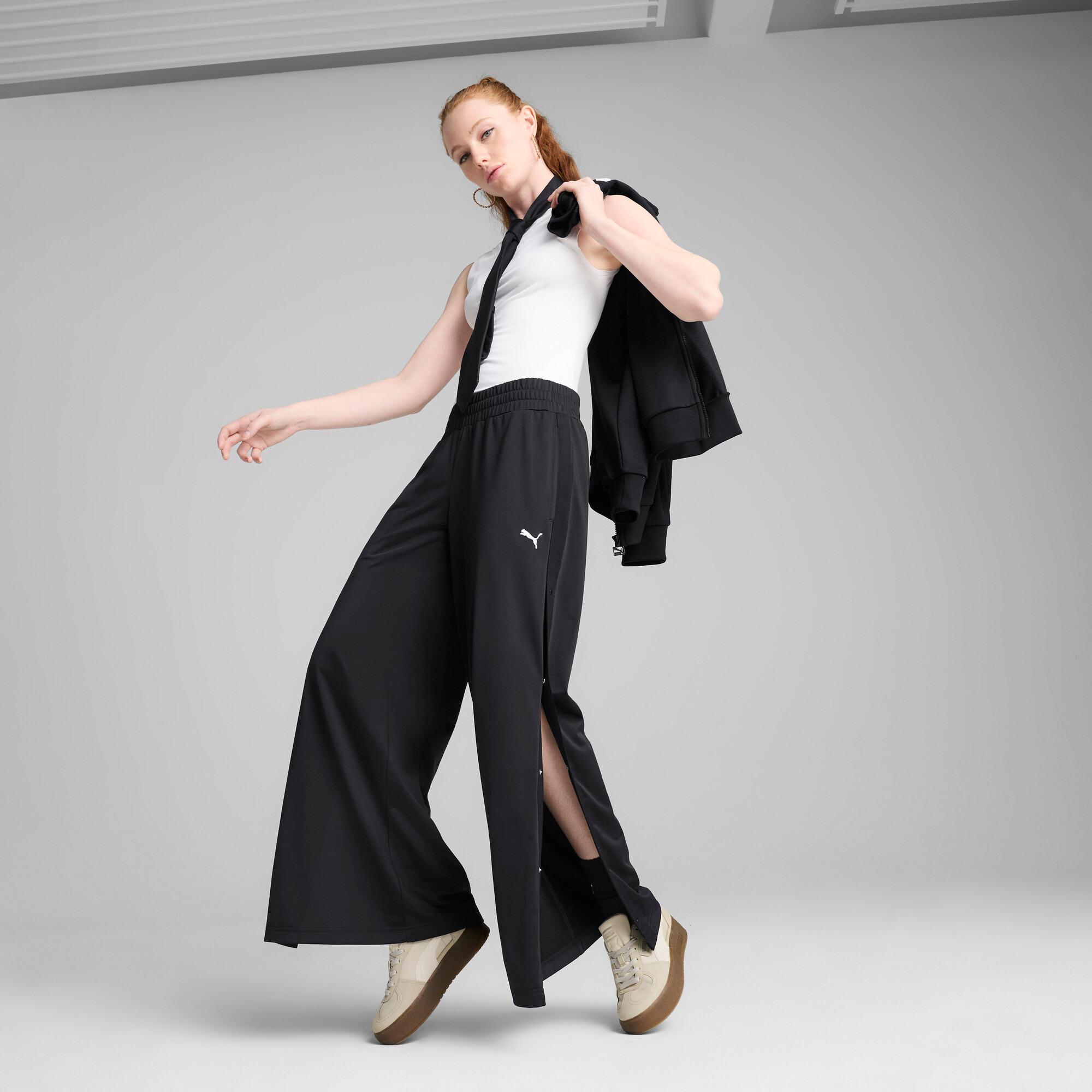 Wardrobe Essentials Women's Low Rise Popper Pants Product Image