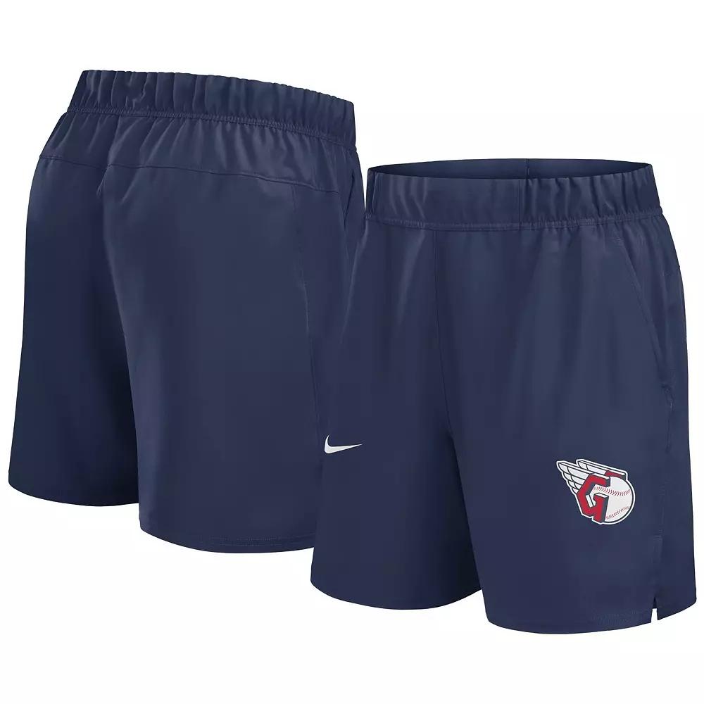 Men's Nike Navy Cleveland Guardians Woven Victory Performance Shorts,  Product Image