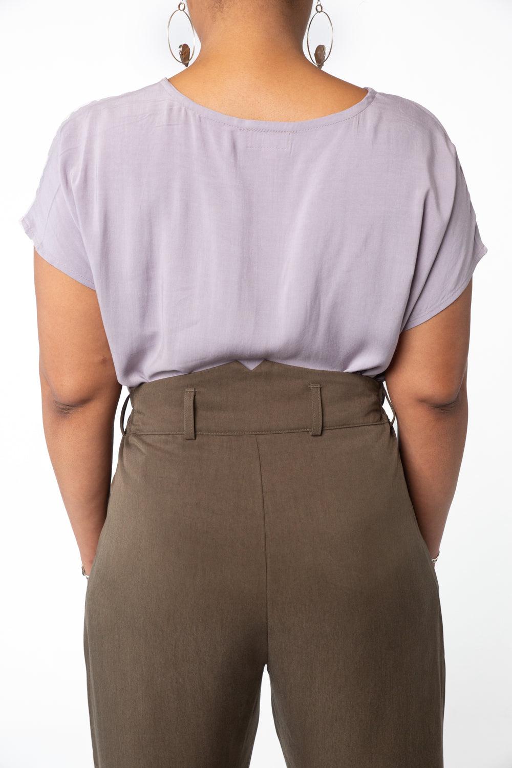 Dolman Top in Lavender Challis Product Image