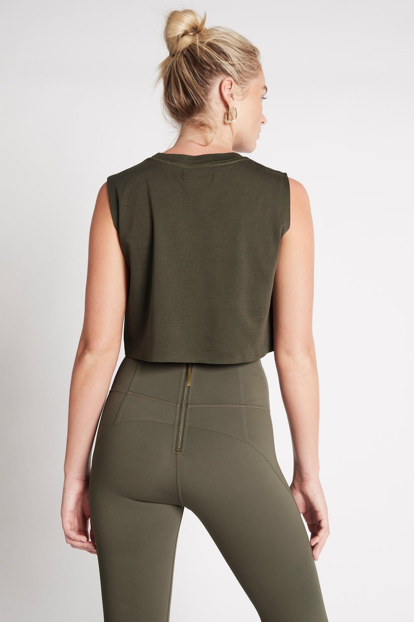 Cropped Embossed Signature Logo Tank 112 Product Image