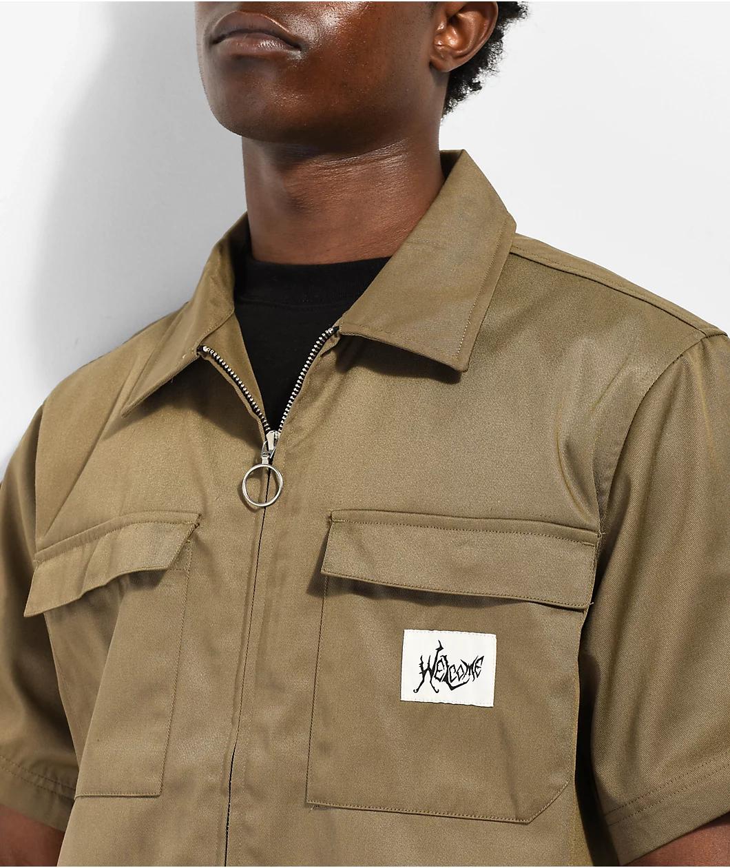 Welcome Nephilim Stone Short Sleeve Work Shirt Product Image