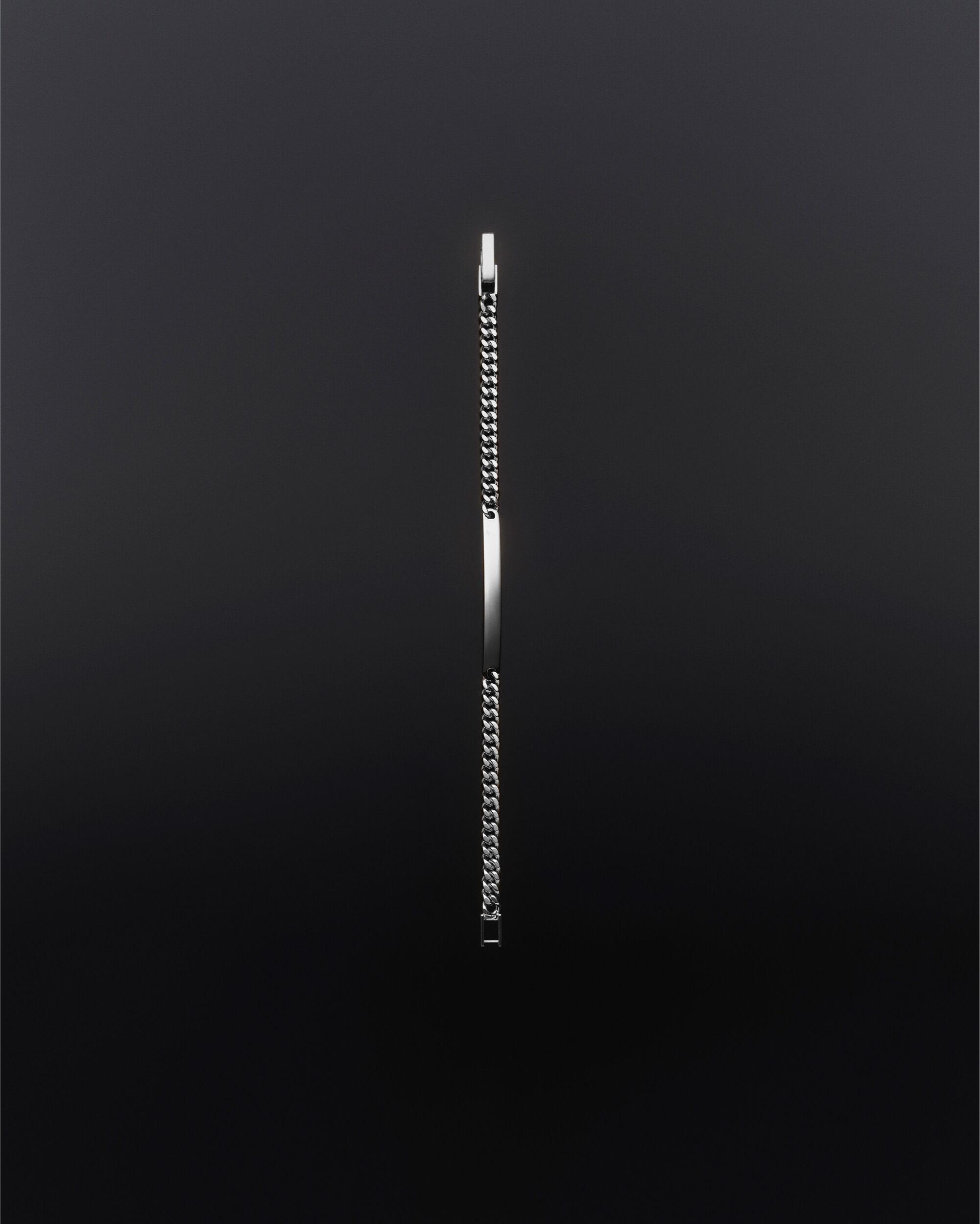 ID bracelet in 18K grey gold Product Image