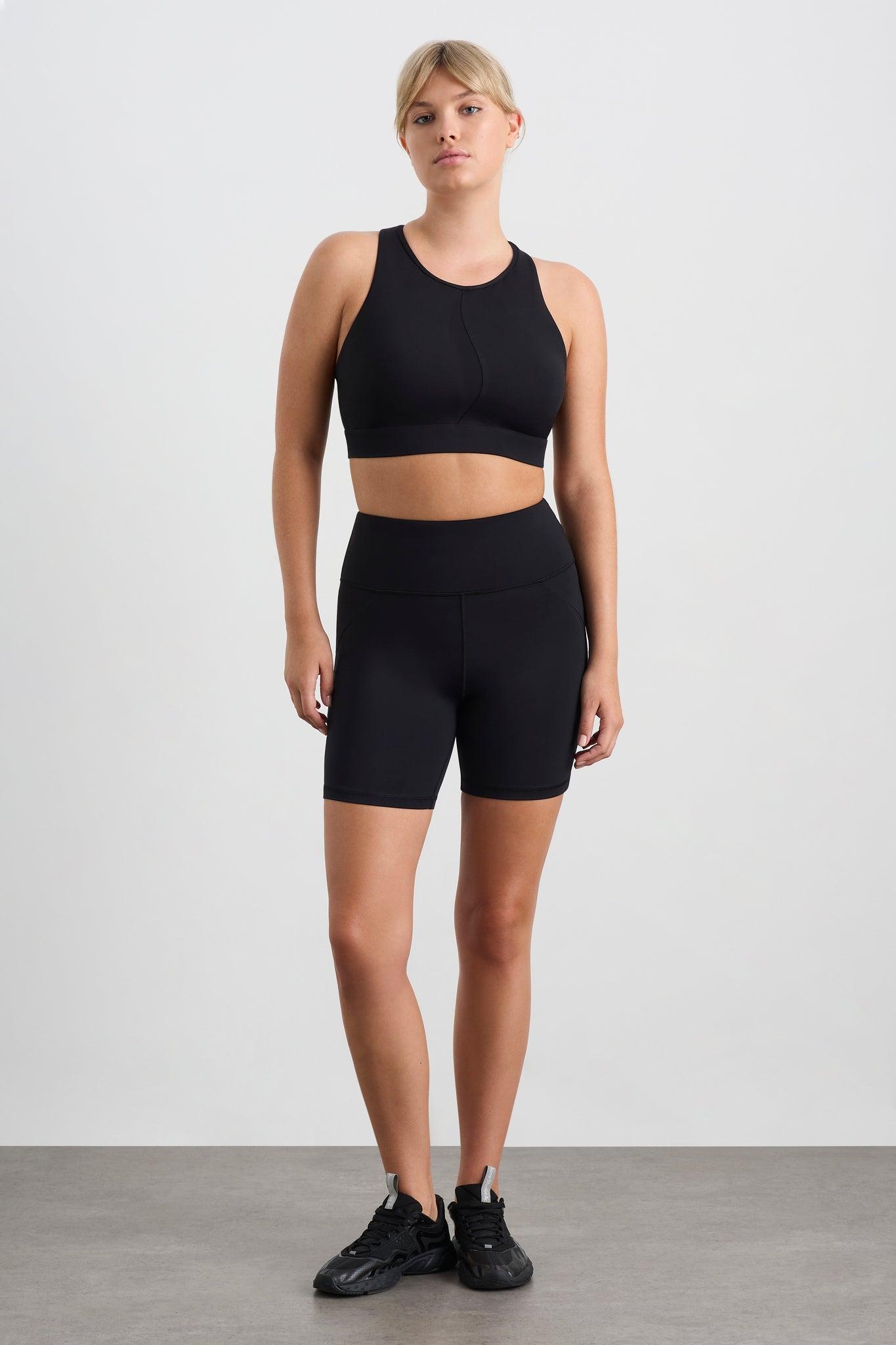 Spliced Mesh Sports Bra 370 Product Image