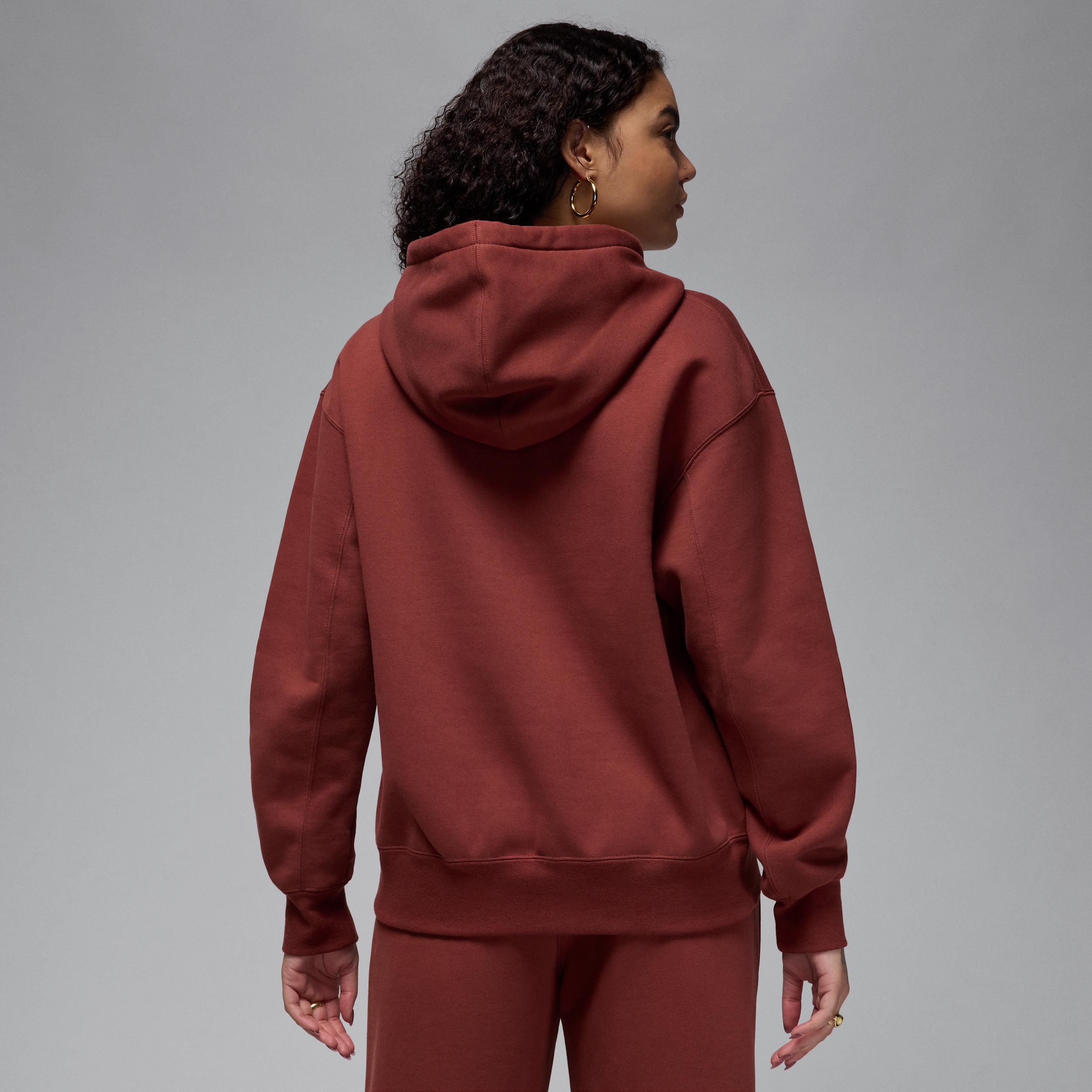 Jordan Flight Fleece Women's Satin-Lined Pullover Hoodie Product Image