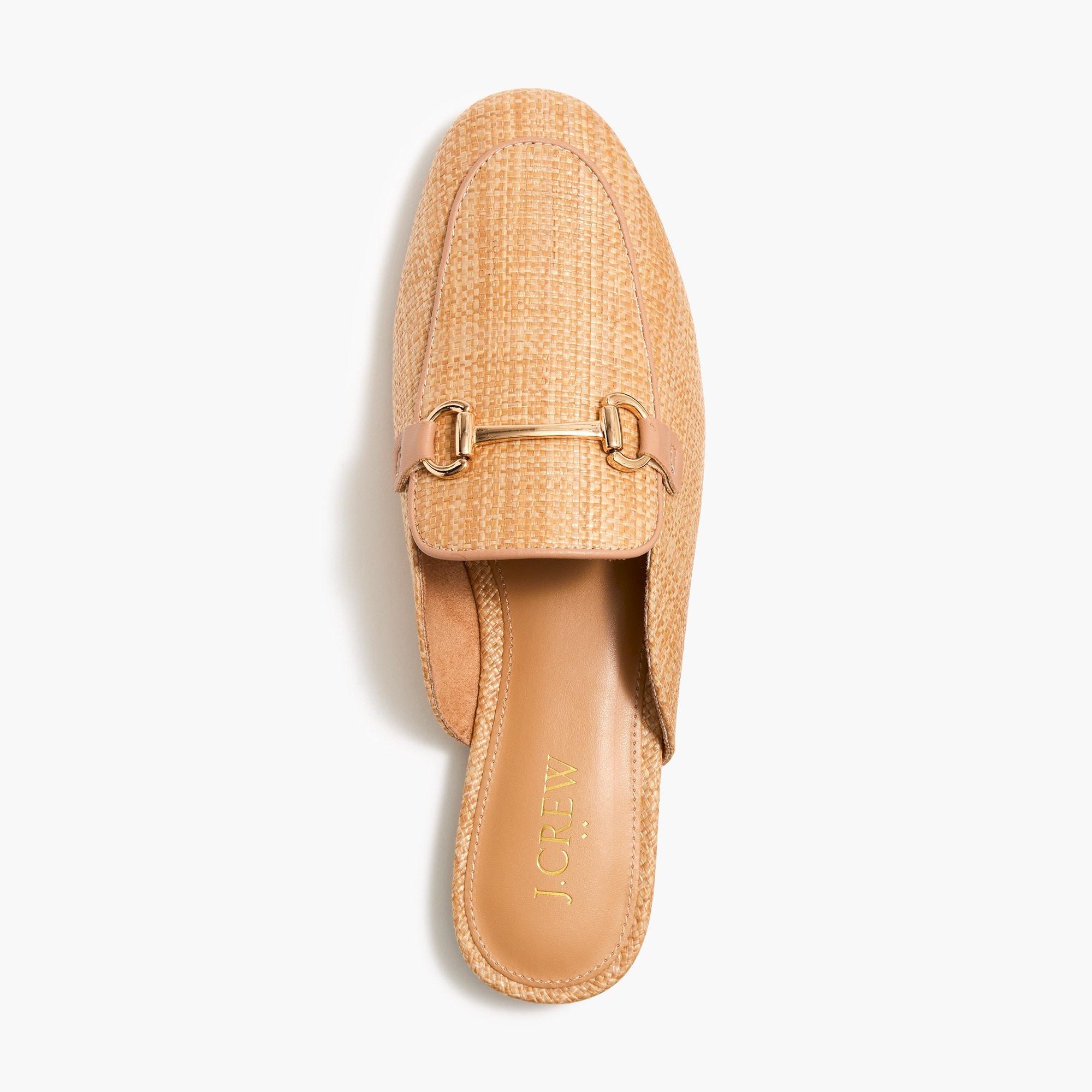 Woven slip-on mules Product Image