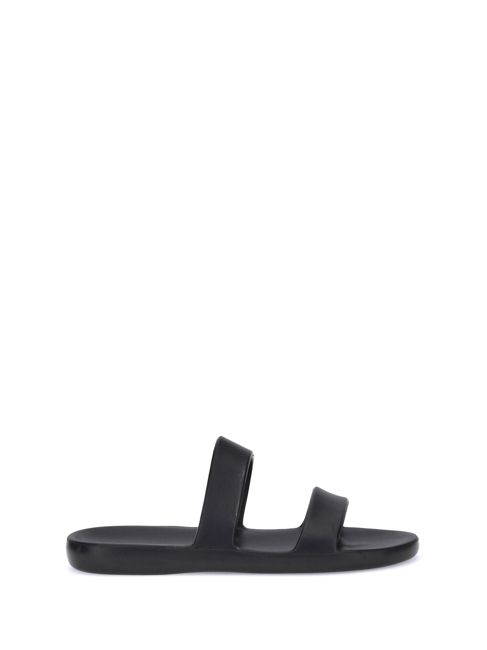 Black Foam Sandals Product Image