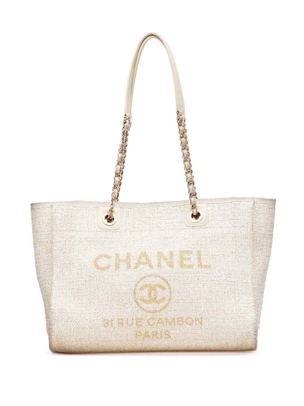 2021 Small Lurex Boucle Deauville tote bag Product Image