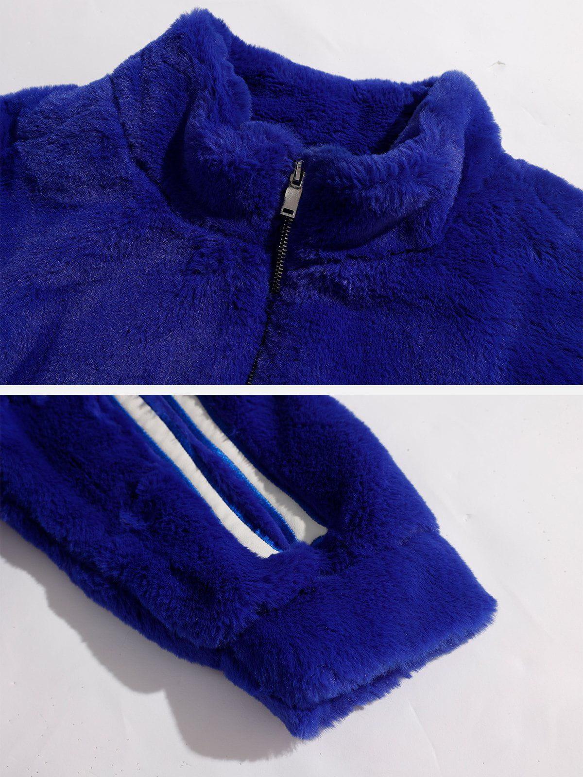 City Of Love Skull Graphic Fleece Coat Product Image