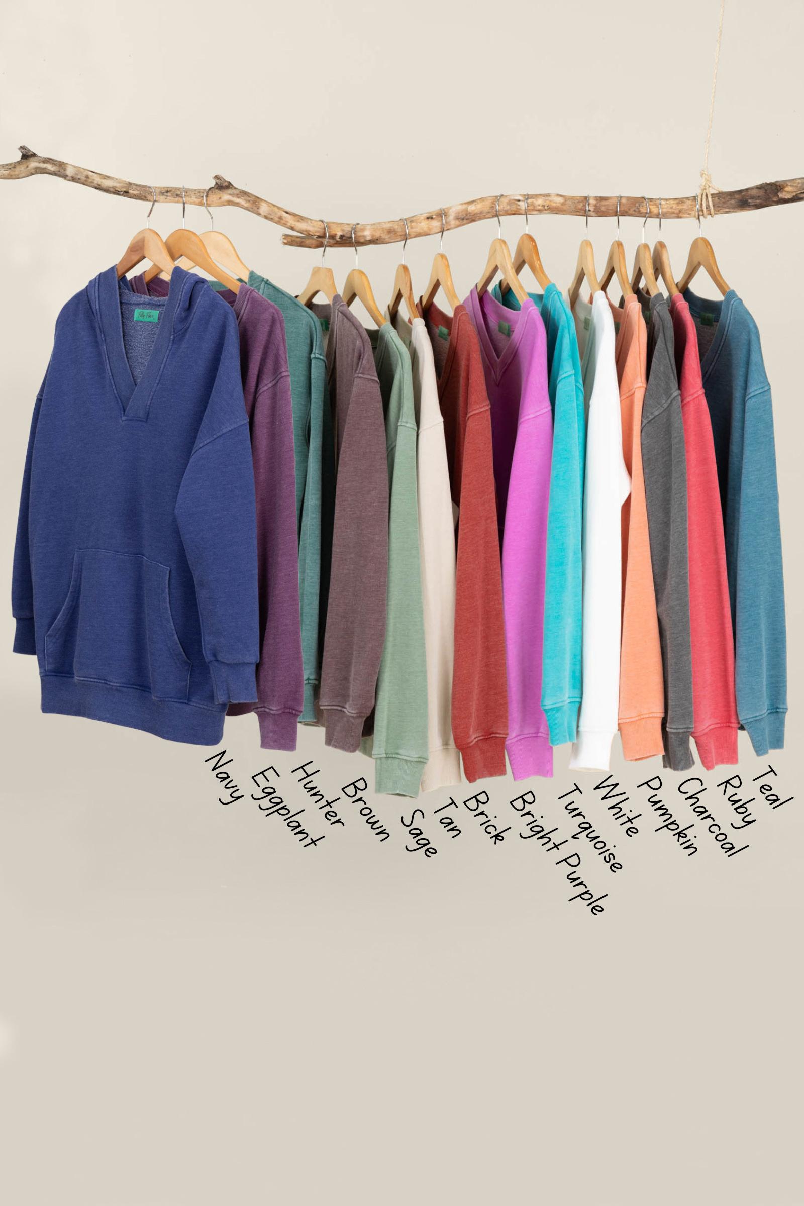 Filly Flair Cozy Campfire V-Neck Sweatshirt Product Image