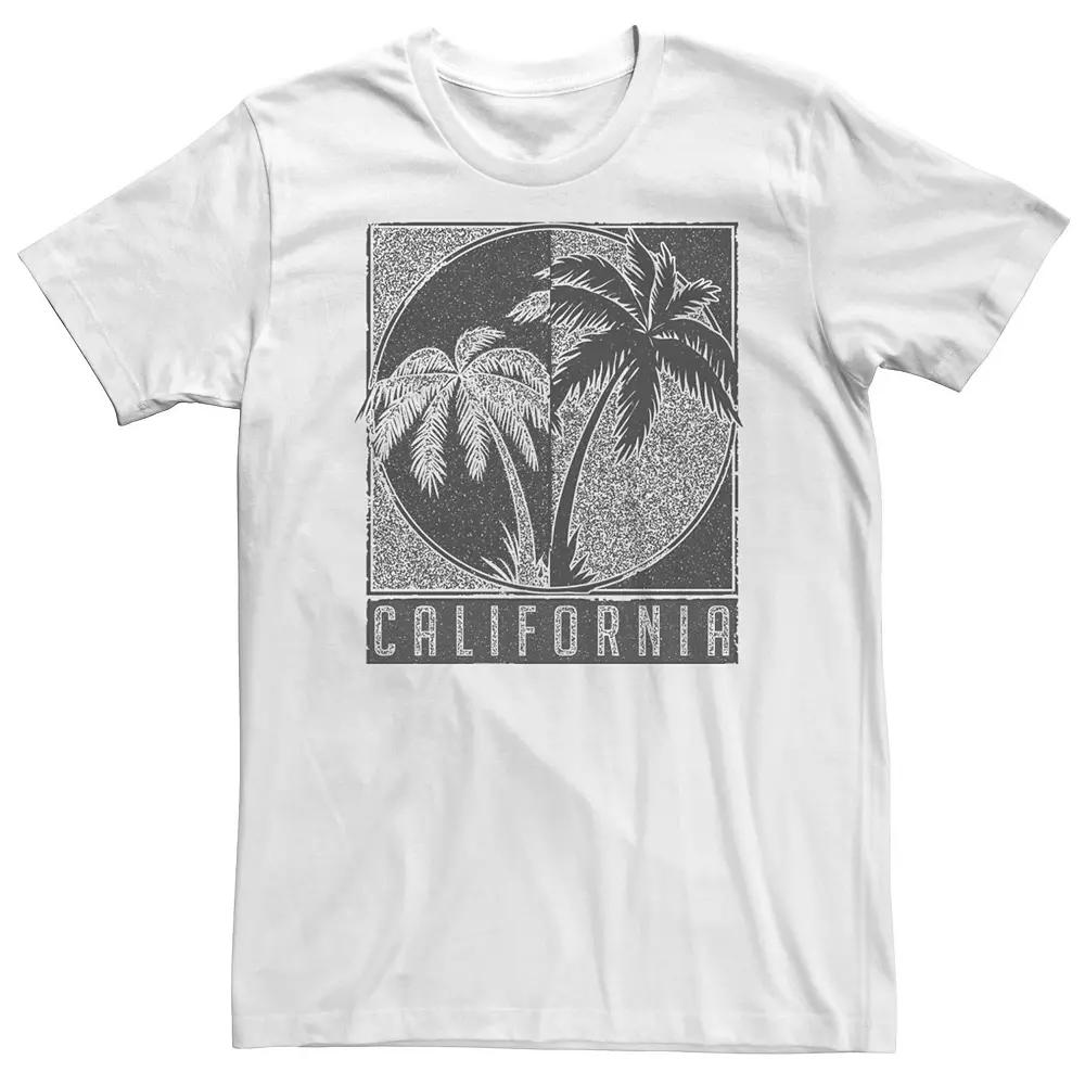 Big & Tall California Tonal Palm Tree Stamp Tee, Men's,  Product Image