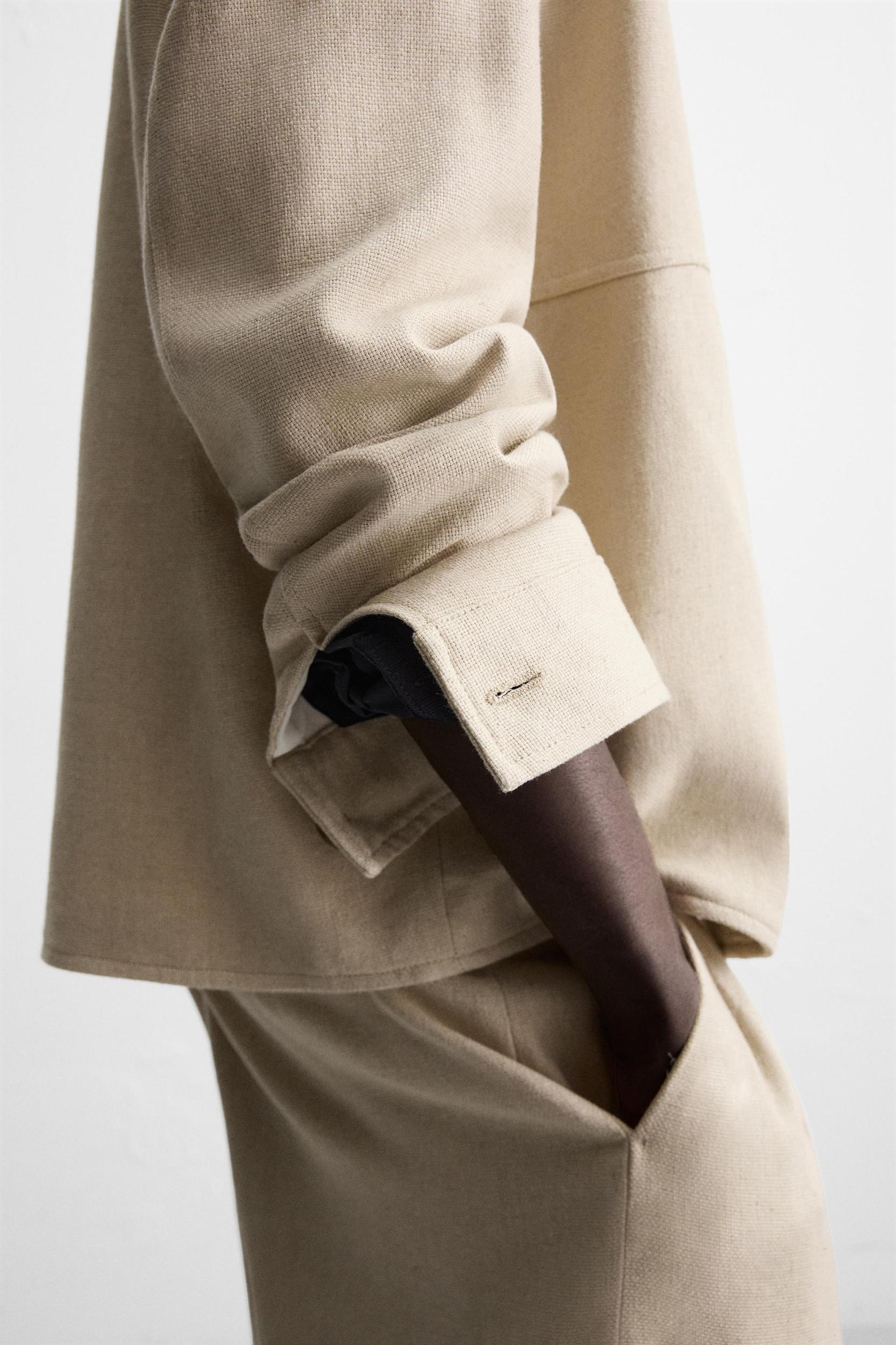 LINEN - COTTON OVERSHIRT Product Image