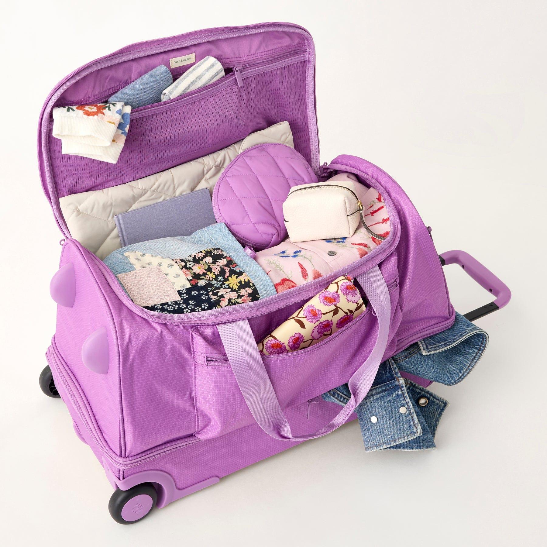 Vera Bradley Adair Rolling Duffel Bag Women in Red Product Image