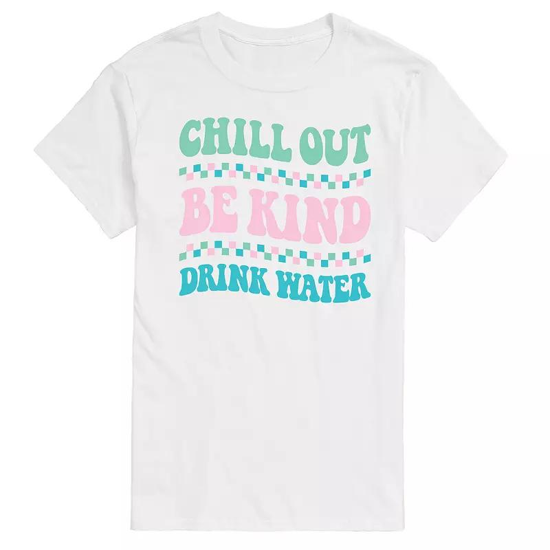 Men's Chill Out Be Kind Drink Water Graphic Tee,  Product Image