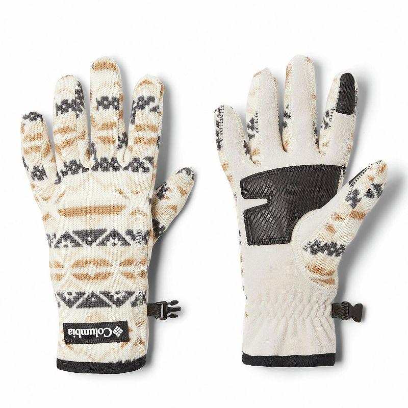 Women's Columbia Sweater Weather Gloves, Size: XL, Chalk Check Product Image
