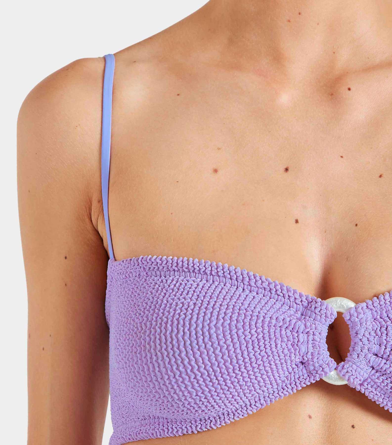 Misty Bikini With Pearly Hoop - Lilac Product Image