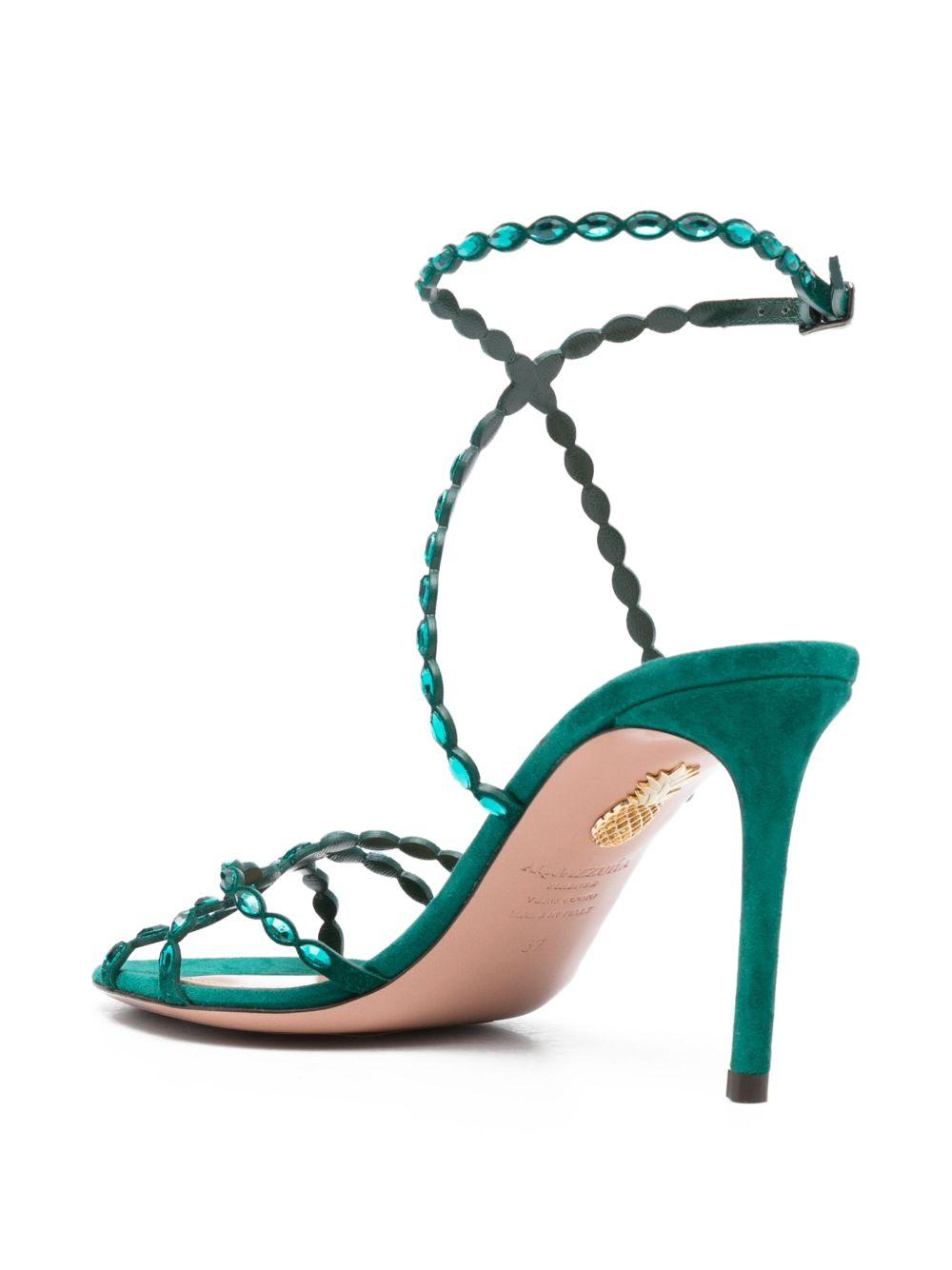 90mm Love Struck embellished stiletto sandals Product Image