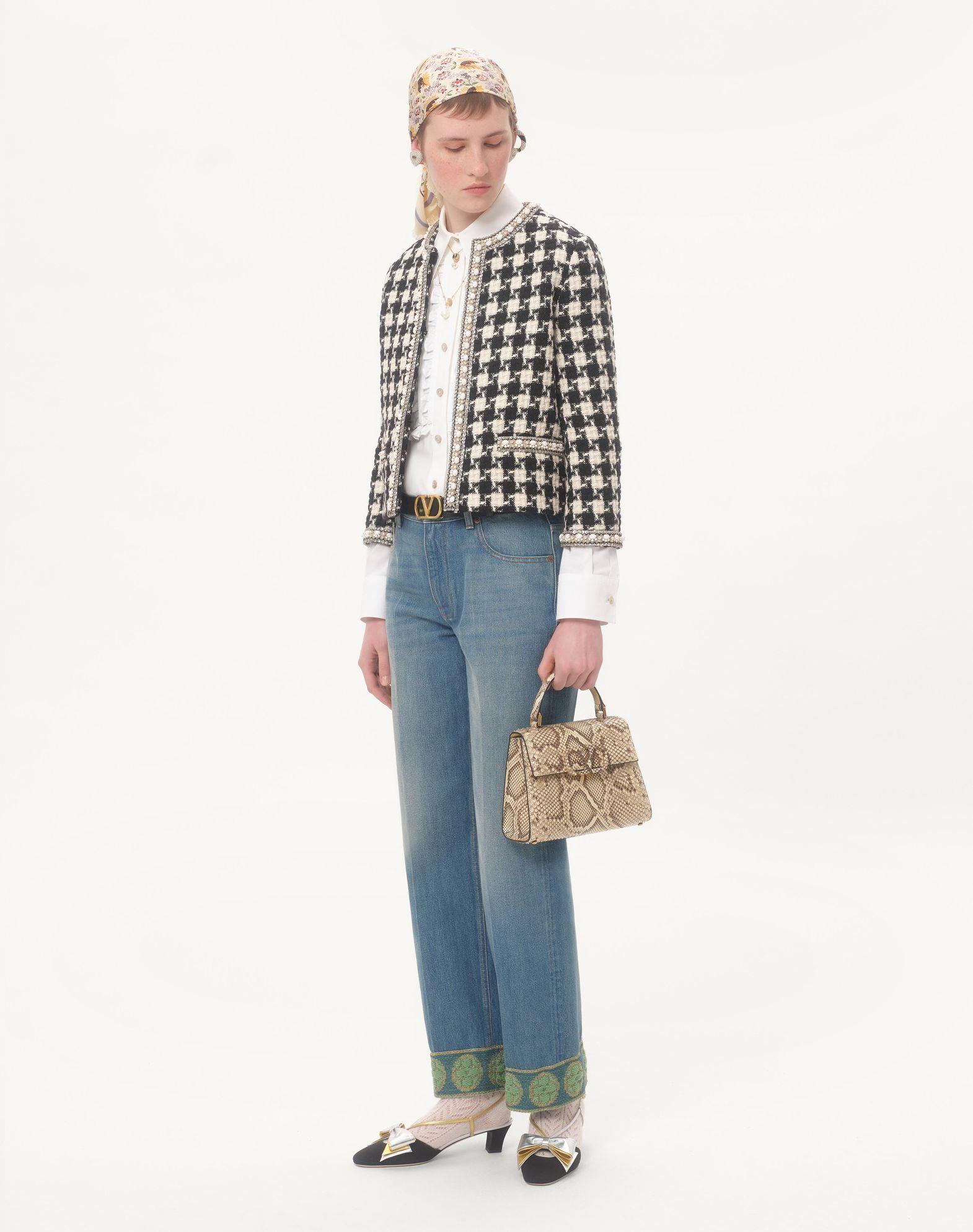 Valentino Garavani Vsling Small Python Handbag Product Image