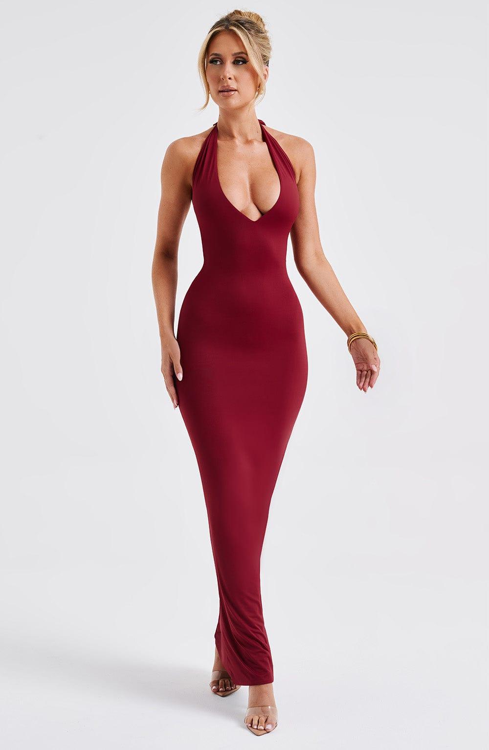 Harmonia Maxi Dress - Burgundy Product Image
