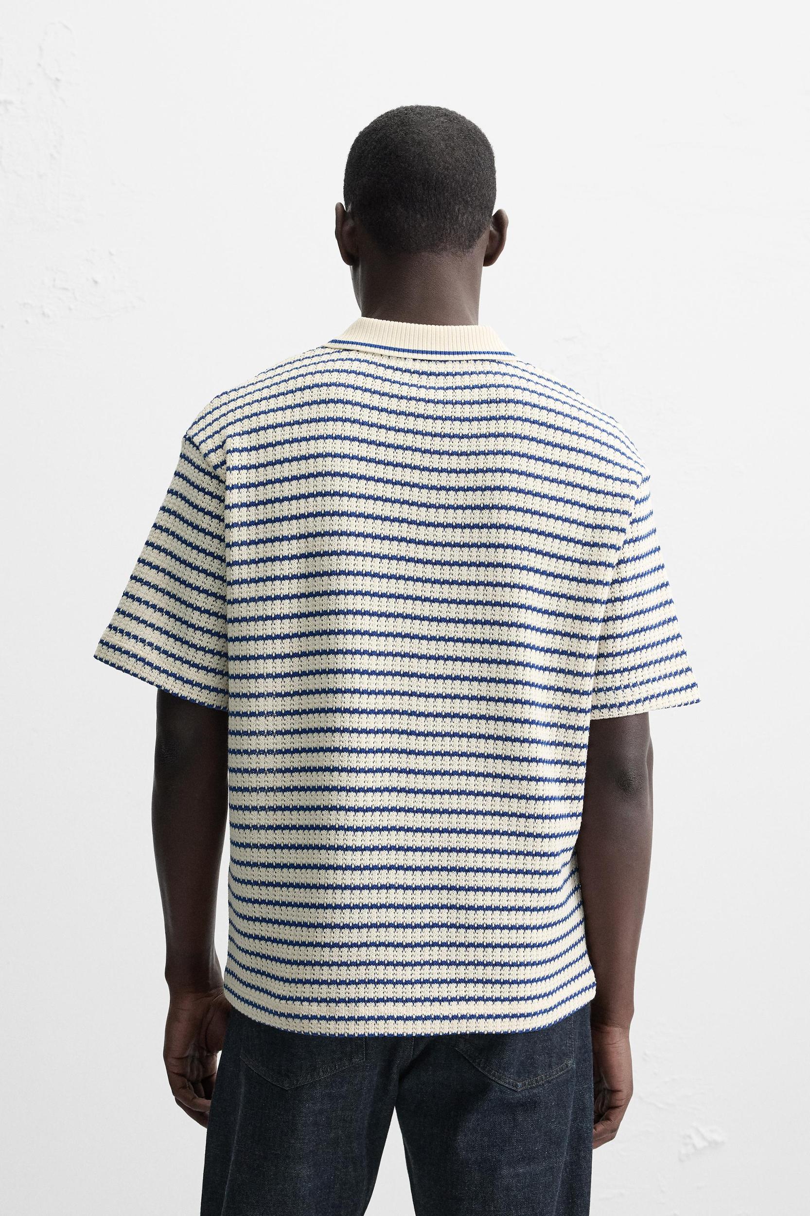 STRIPED JACQUARD POLO Product Image