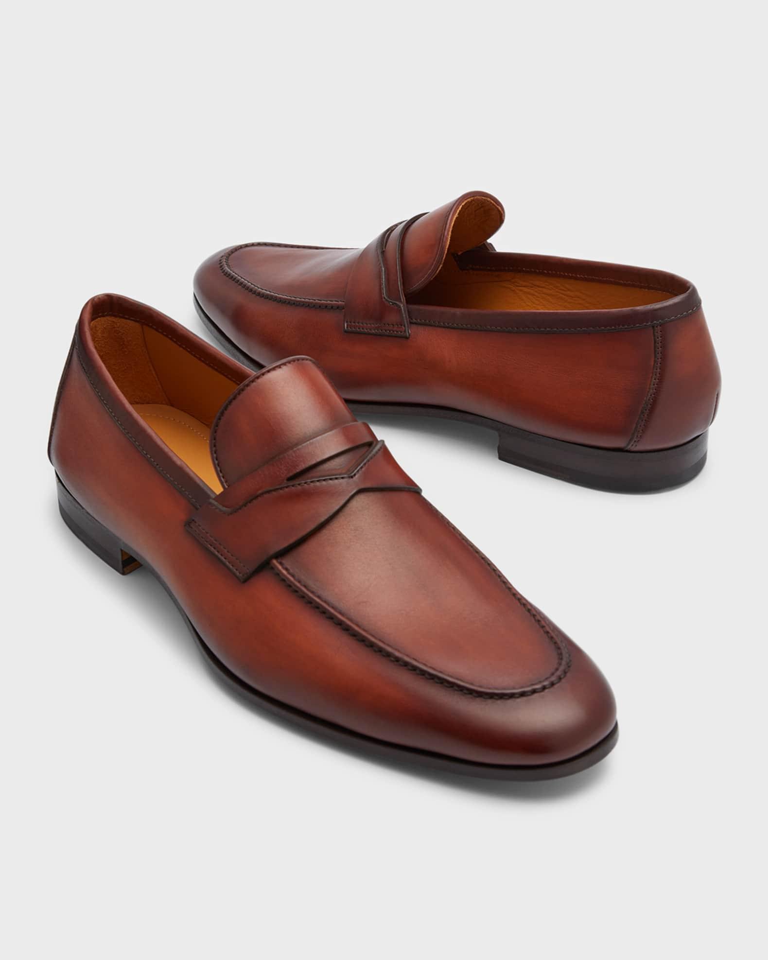 Men's Sasso Leather Penny Loafers Product Image
