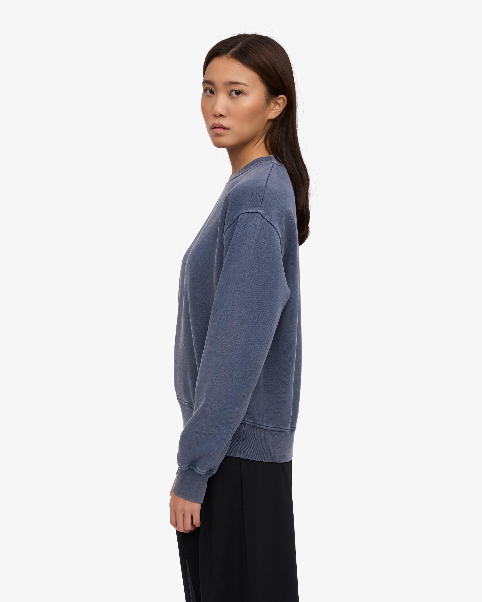 Women Classic Organic Crew - Neptune Blue Product Image