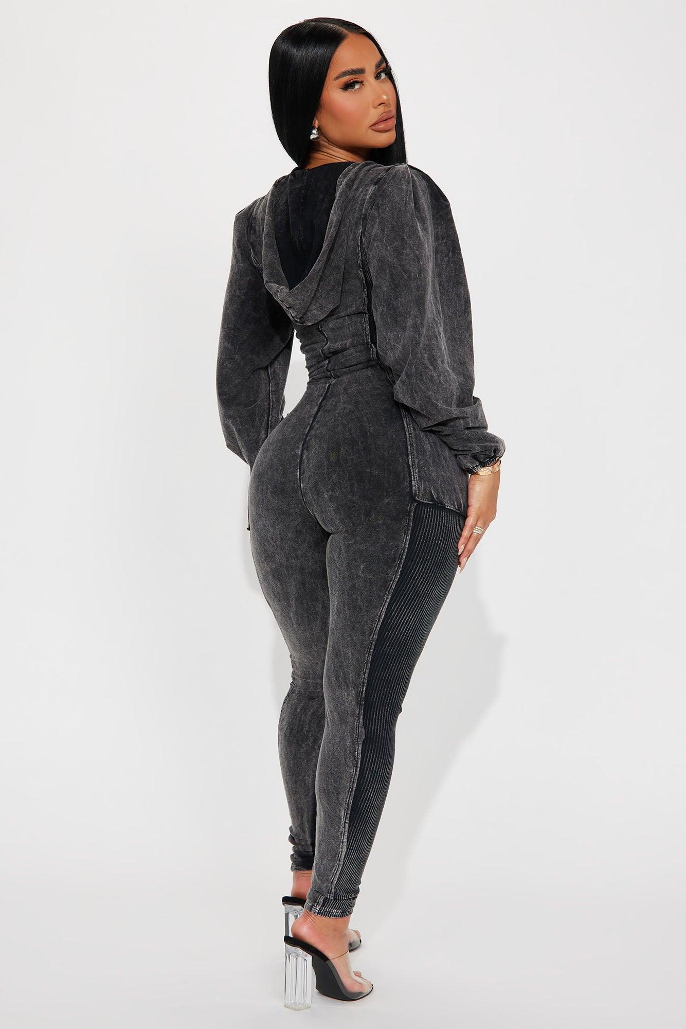 Next Level Lounge Jumpsuit - Black Product Image