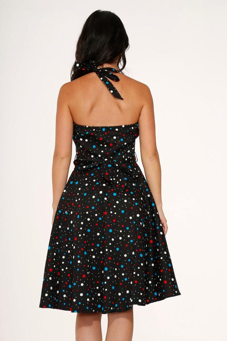 Black Candy Halter Swing Dress Product Image