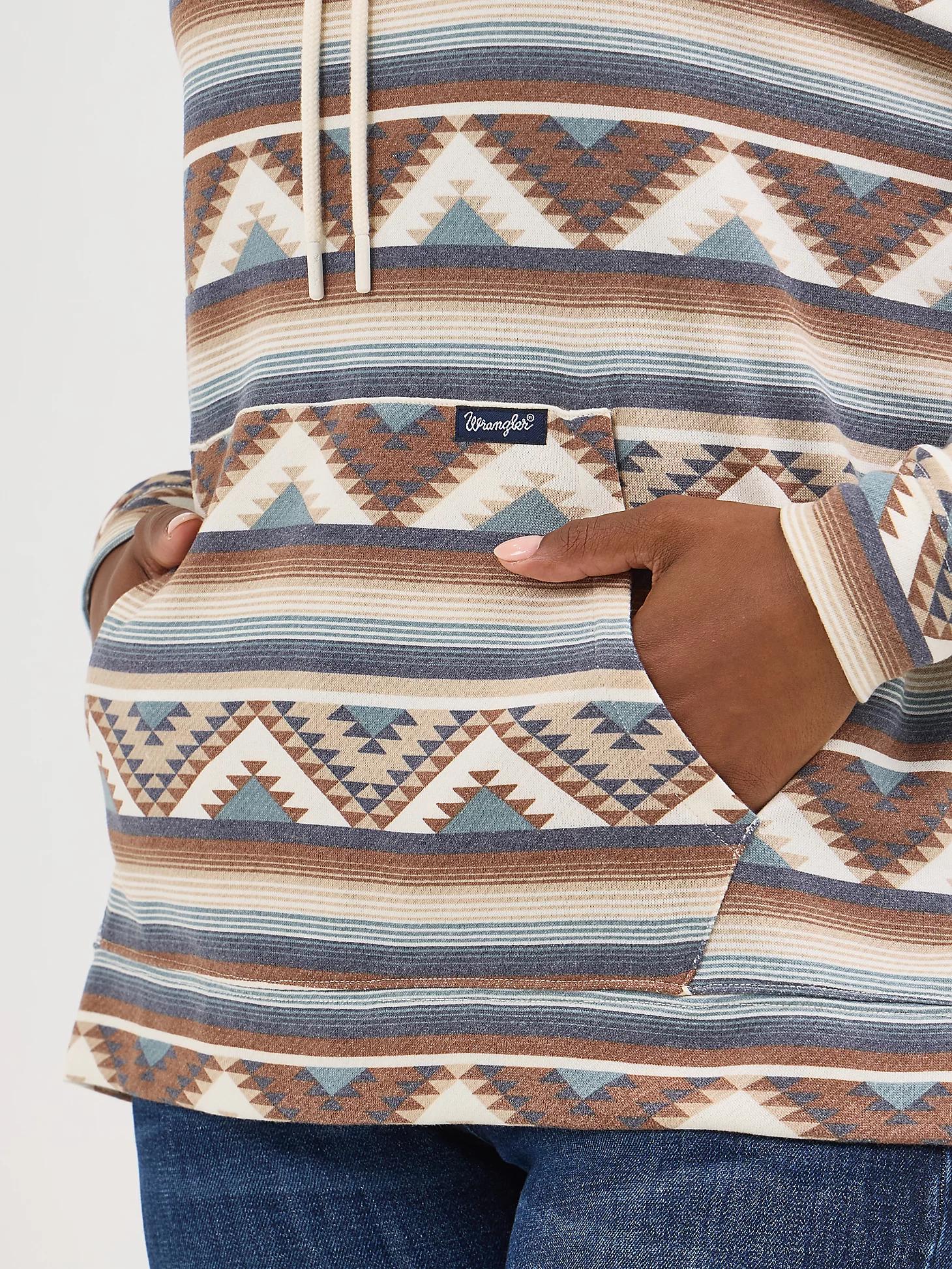 Women's Wrangler Geometric Relaxed Pullover Hoodie Product Image