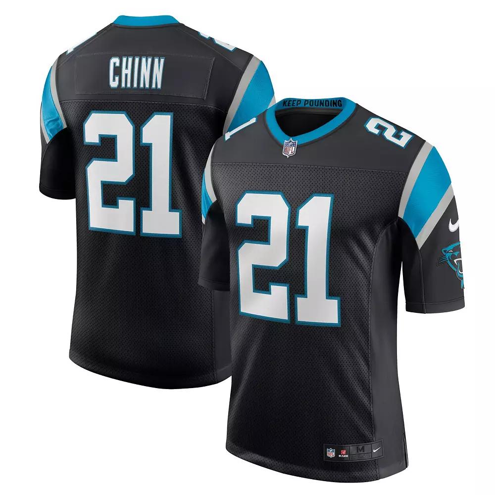 Men's Nike Jeremy Chinn Black Carolina Panthers Vapor Limited Jersey, Size: XL Product Image