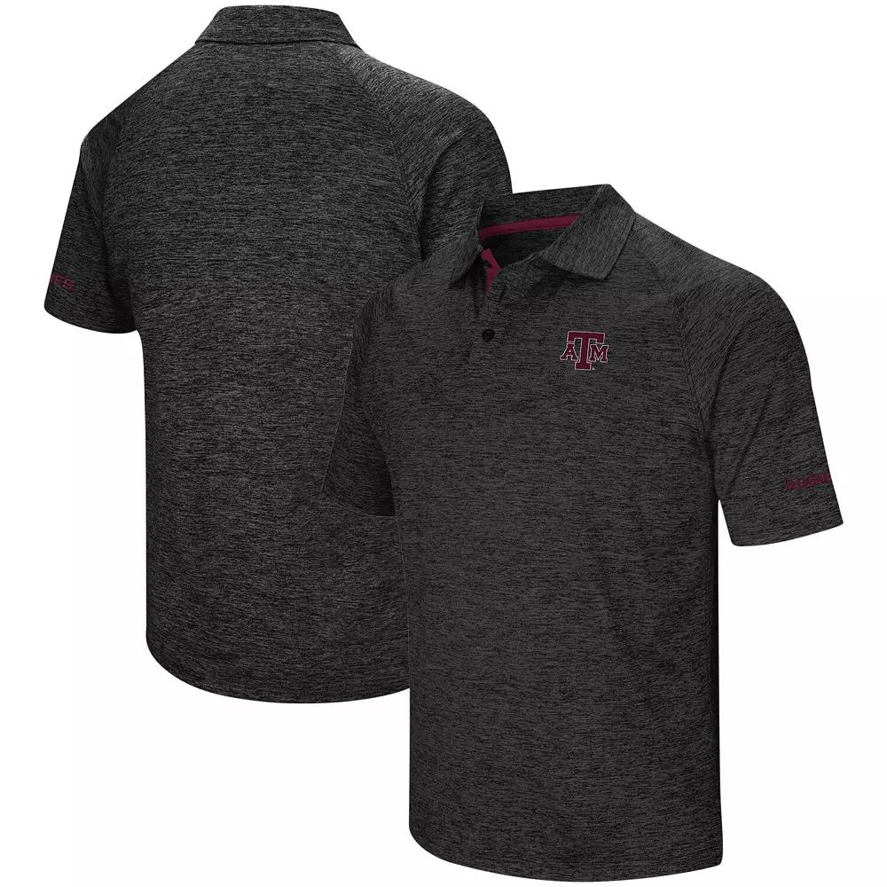 Men's Colosseum Black Florida State Seminoles Big & Tall Down Swing Polo,  Product Image