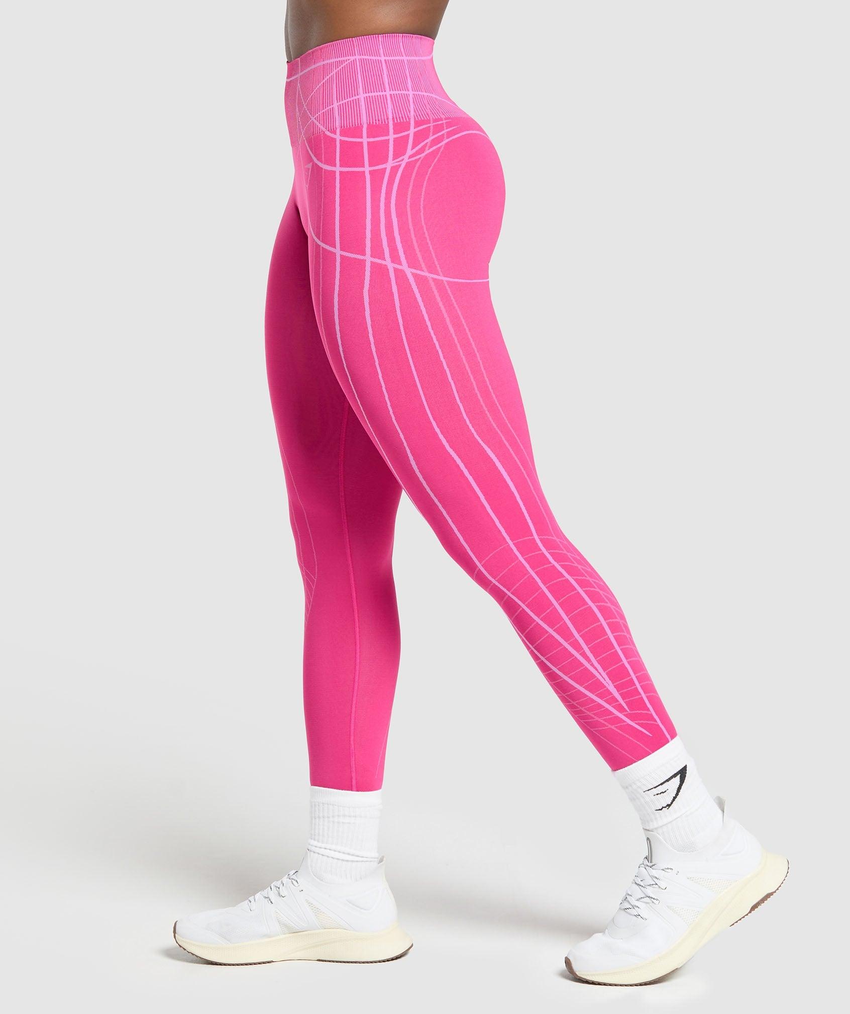 Gymshark Apex Seamless Leggings - Valley Pink/Sour Pink Female Product Image