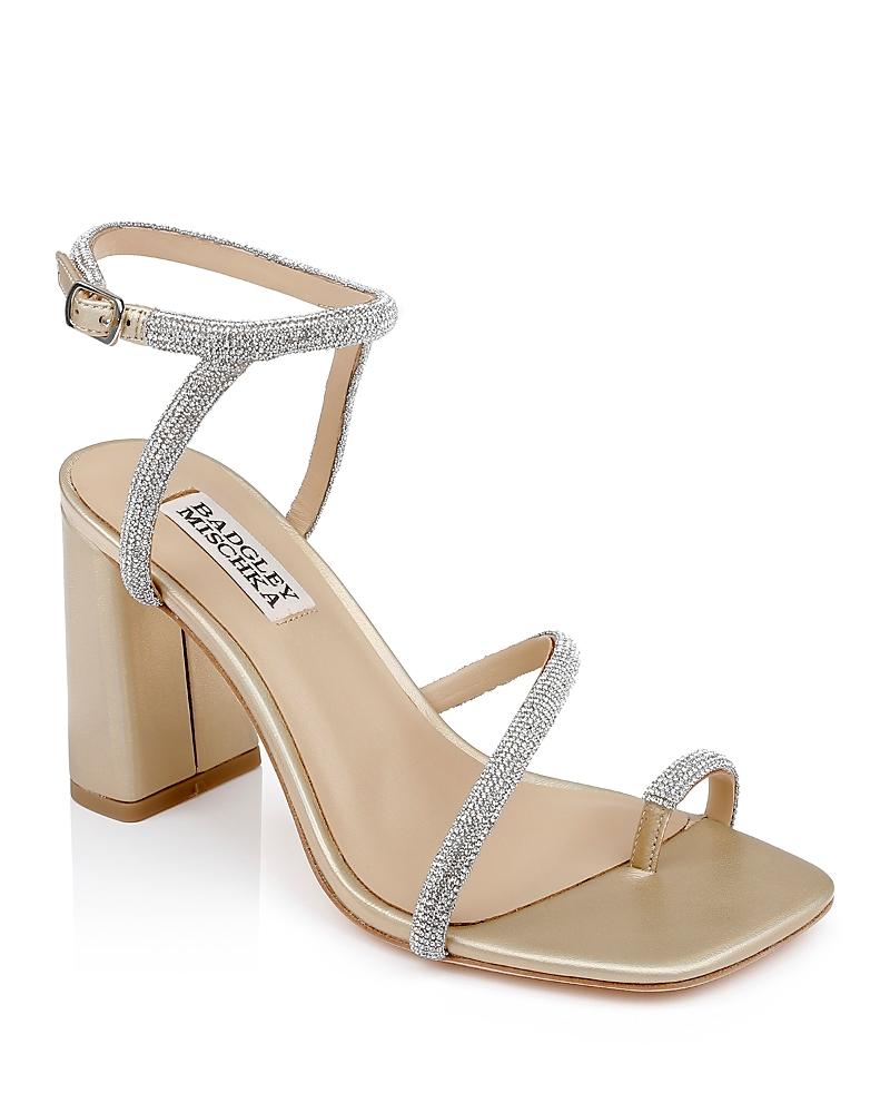 Womens Dalilah Leather Block-Heel Sandals Product Image