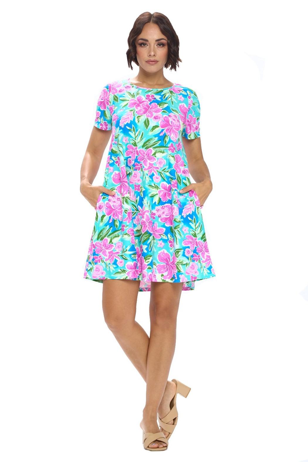 Sky Pocket Shift Dress Product Image
