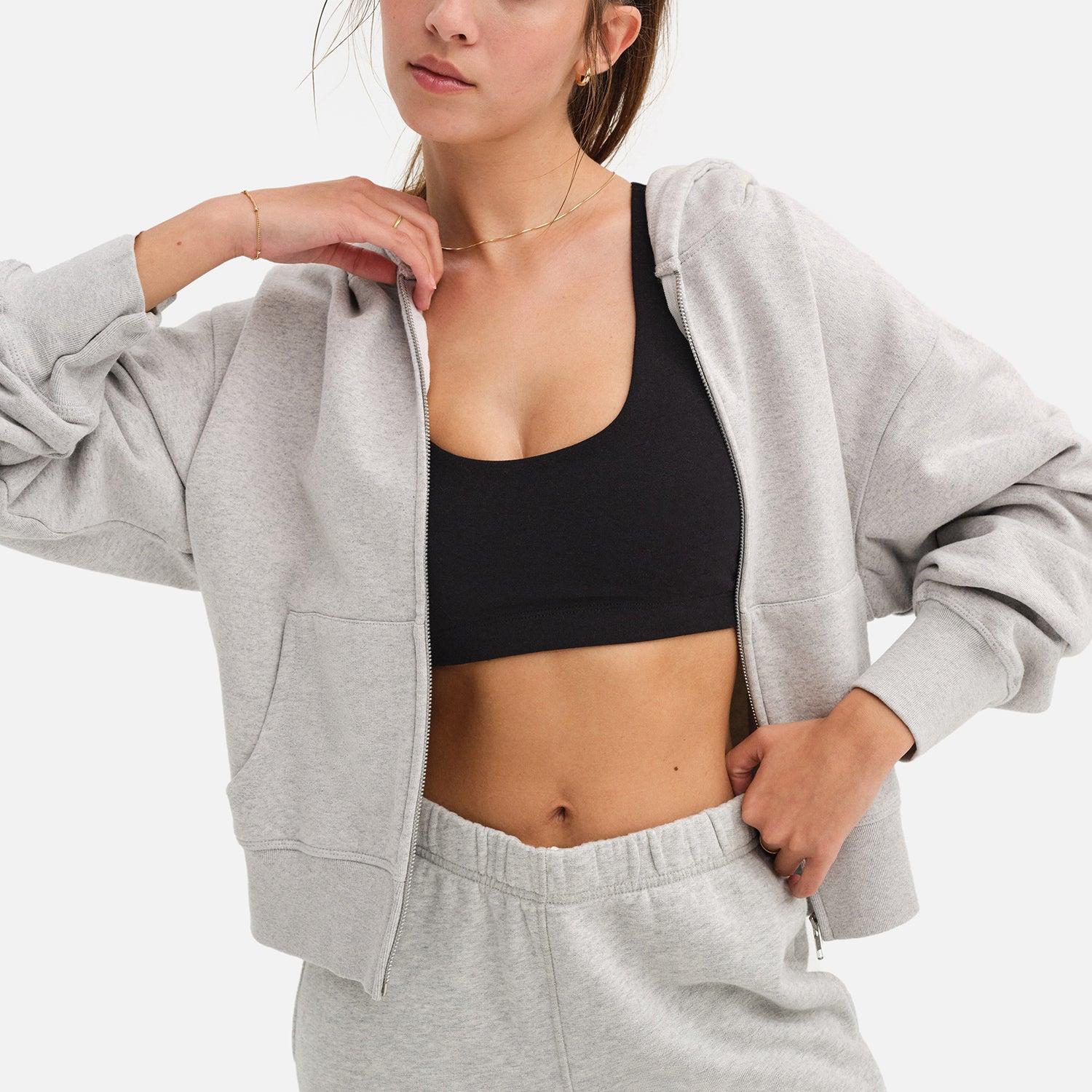 Organic Fleece Zip Hoodie Female Product Image