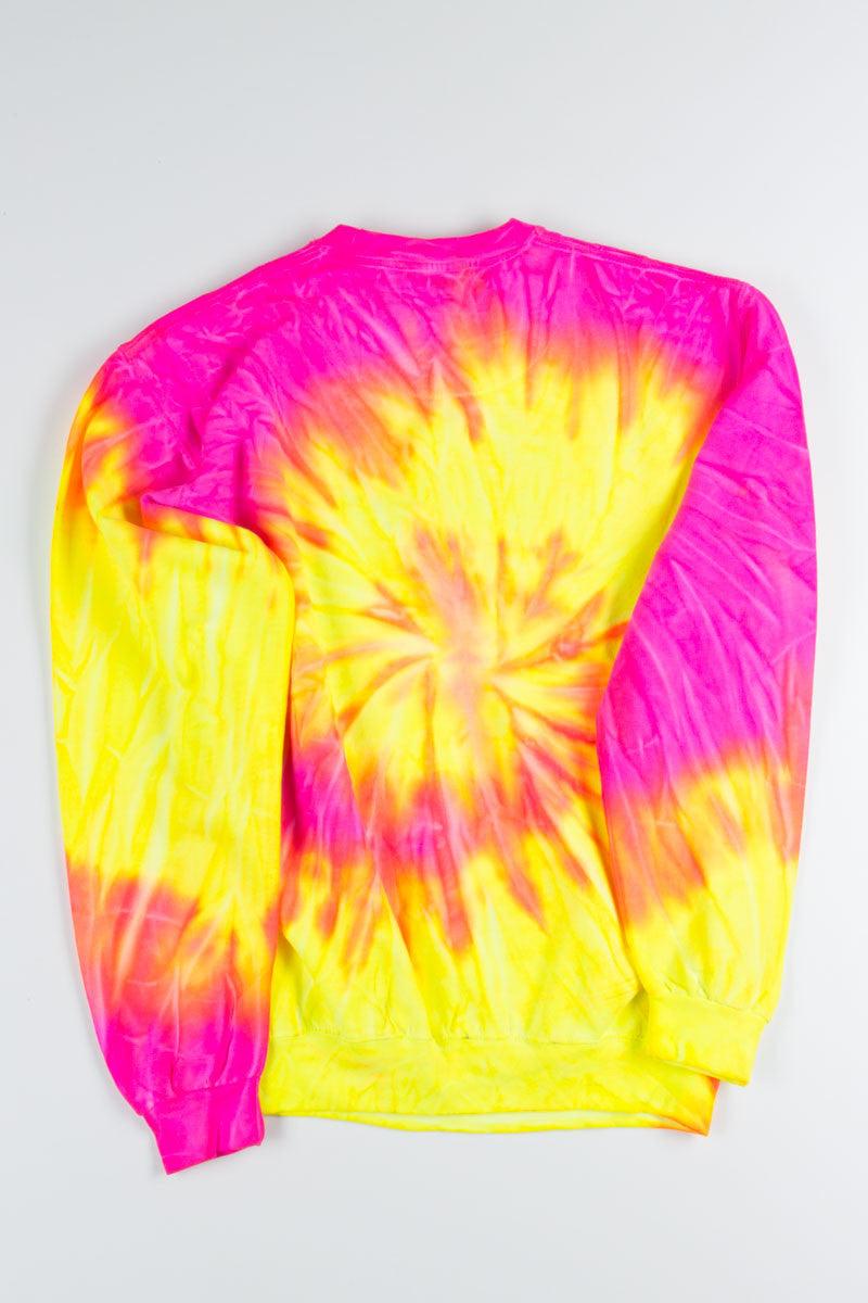 Fluorescent Tie Dye Sweatshirt Product Image