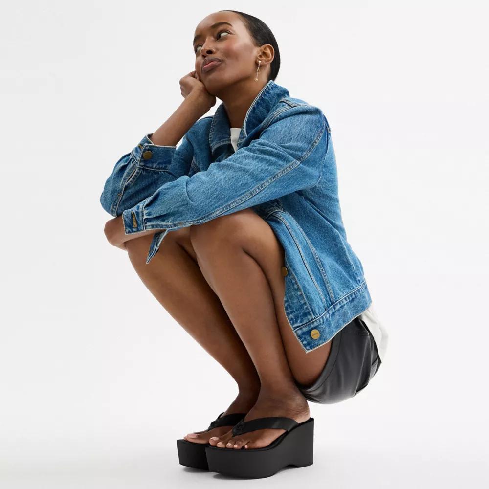 Sculpted C Platform Flip Flop Product Image