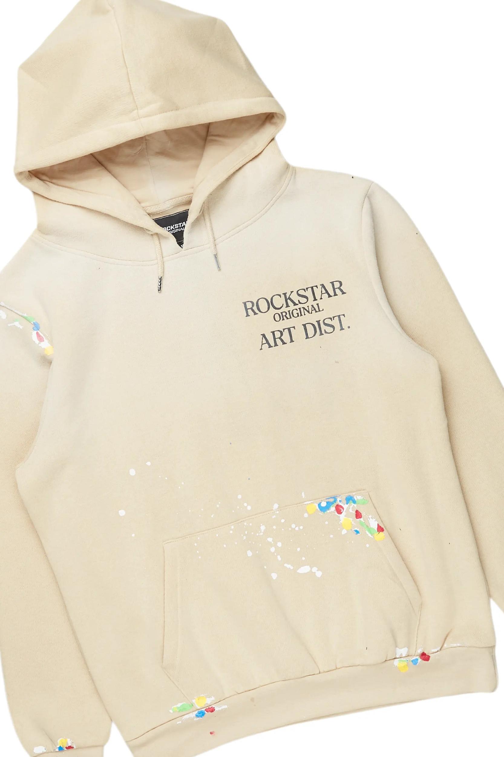 Rockstar Art Dist. Beige Slim Fit Track Set Male Product Image