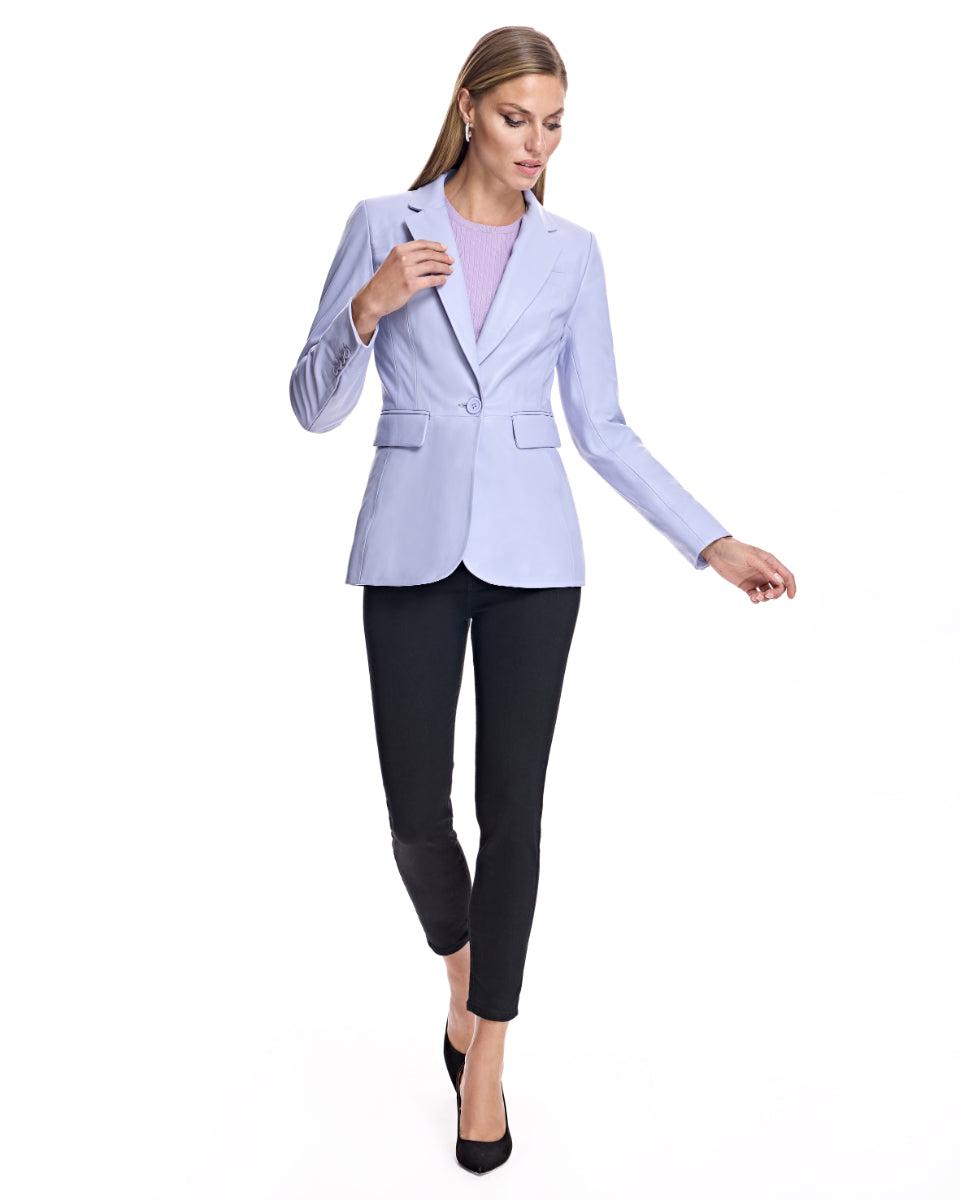 Leather Blazer Product Image