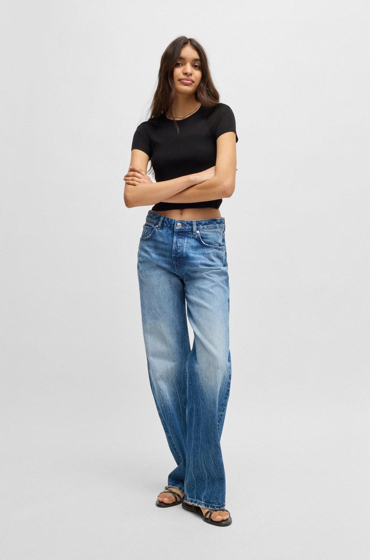 Flat sandals in nappa leather with logo buckles Product Image