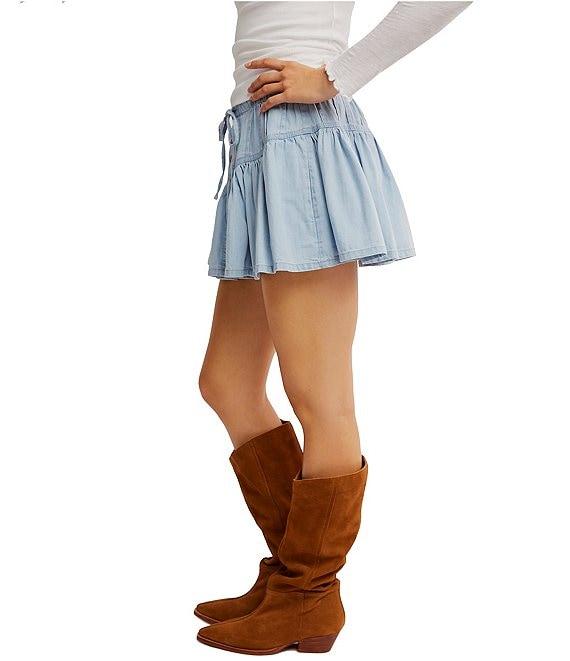 We The Free Free People Roselle High Rise Denim Mini Skirt Product Image