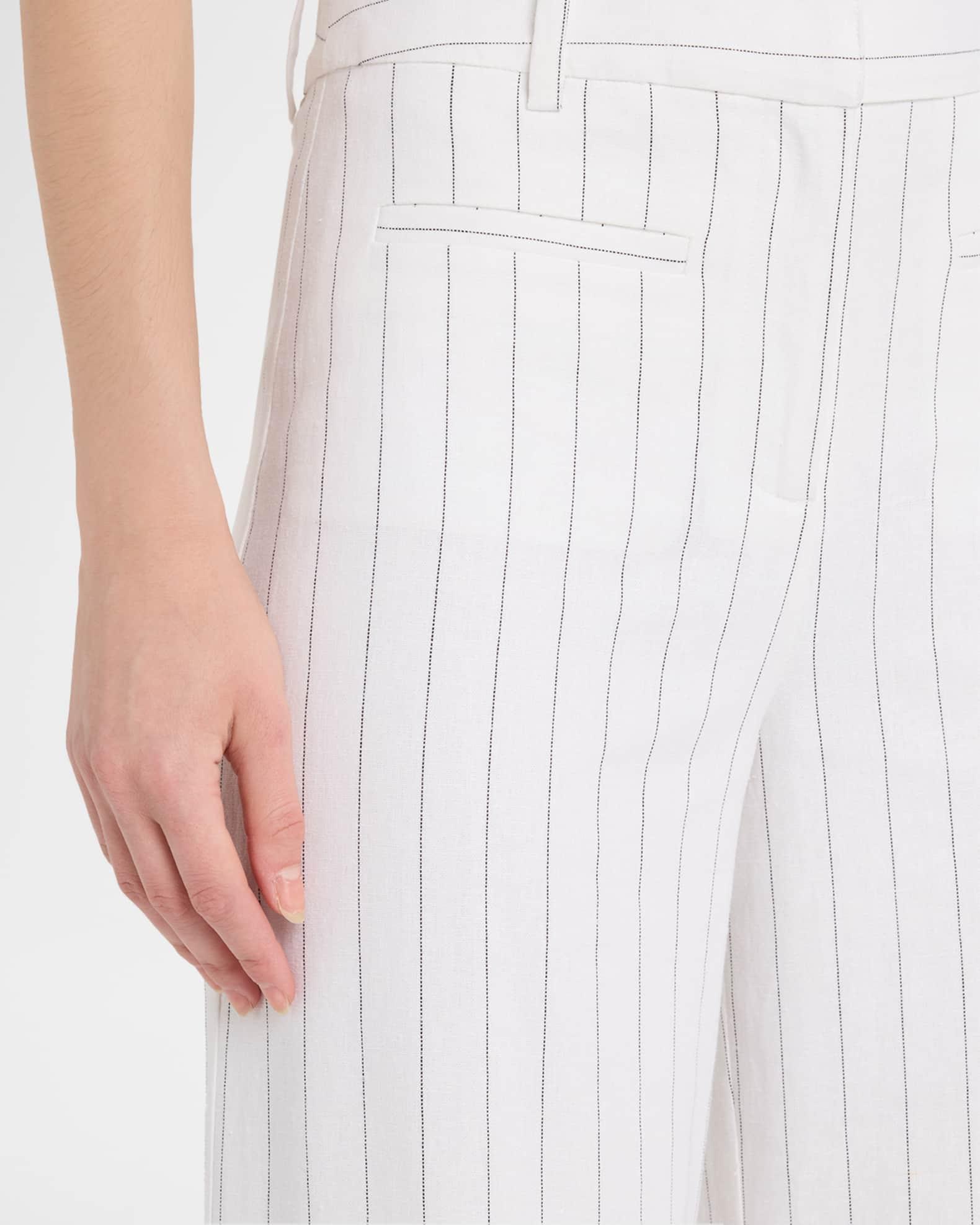 Raquel Pinstripe Linen Pants Product Image