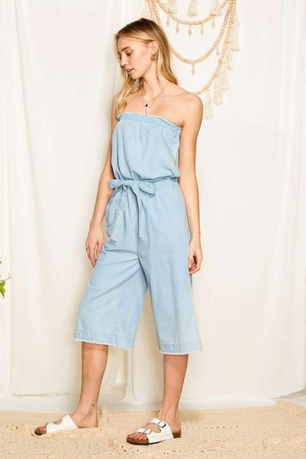 Tube Wide Leg Jumpsuit Product Image