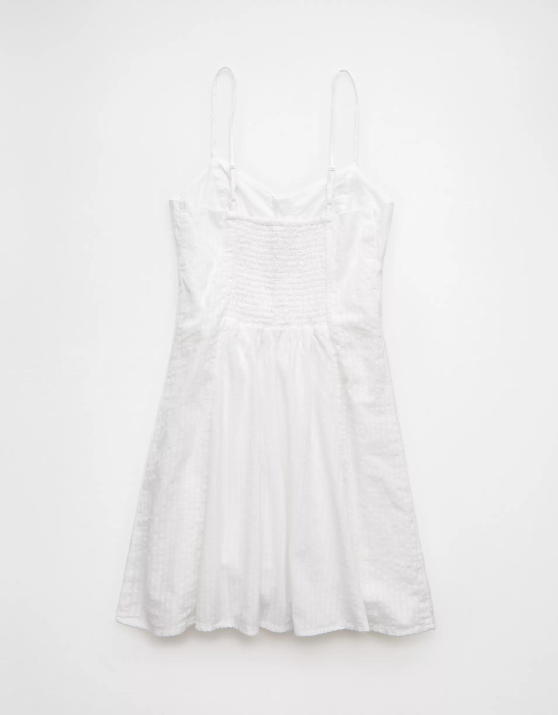 AE Sweetheart Button-Up Mini Dress Product Image