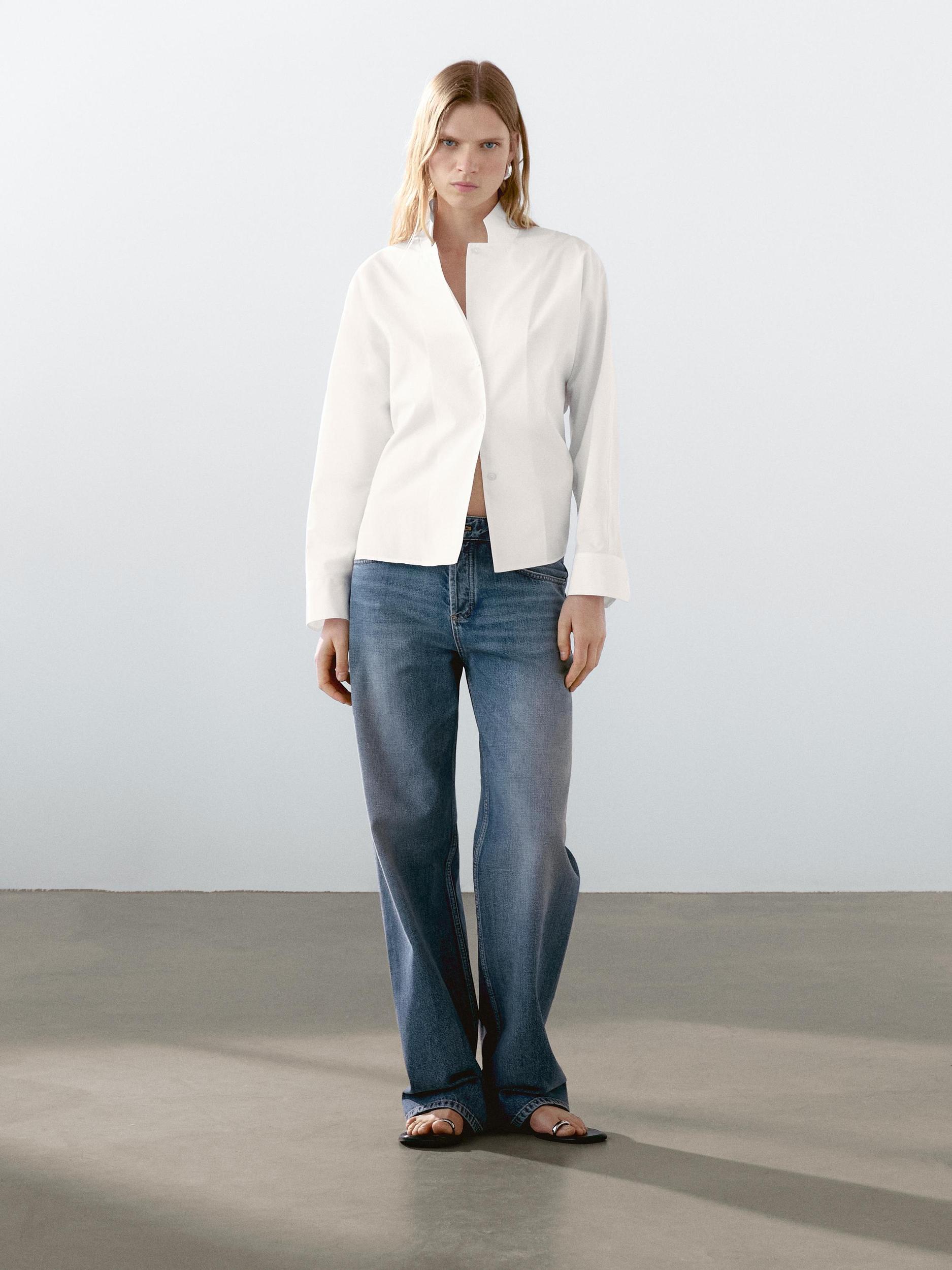 100% cotton poplin shirt Product Image