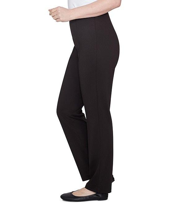 Ruby Rd. Petite Size Ponte Knit Pintuck Pull-On Pants Product Image