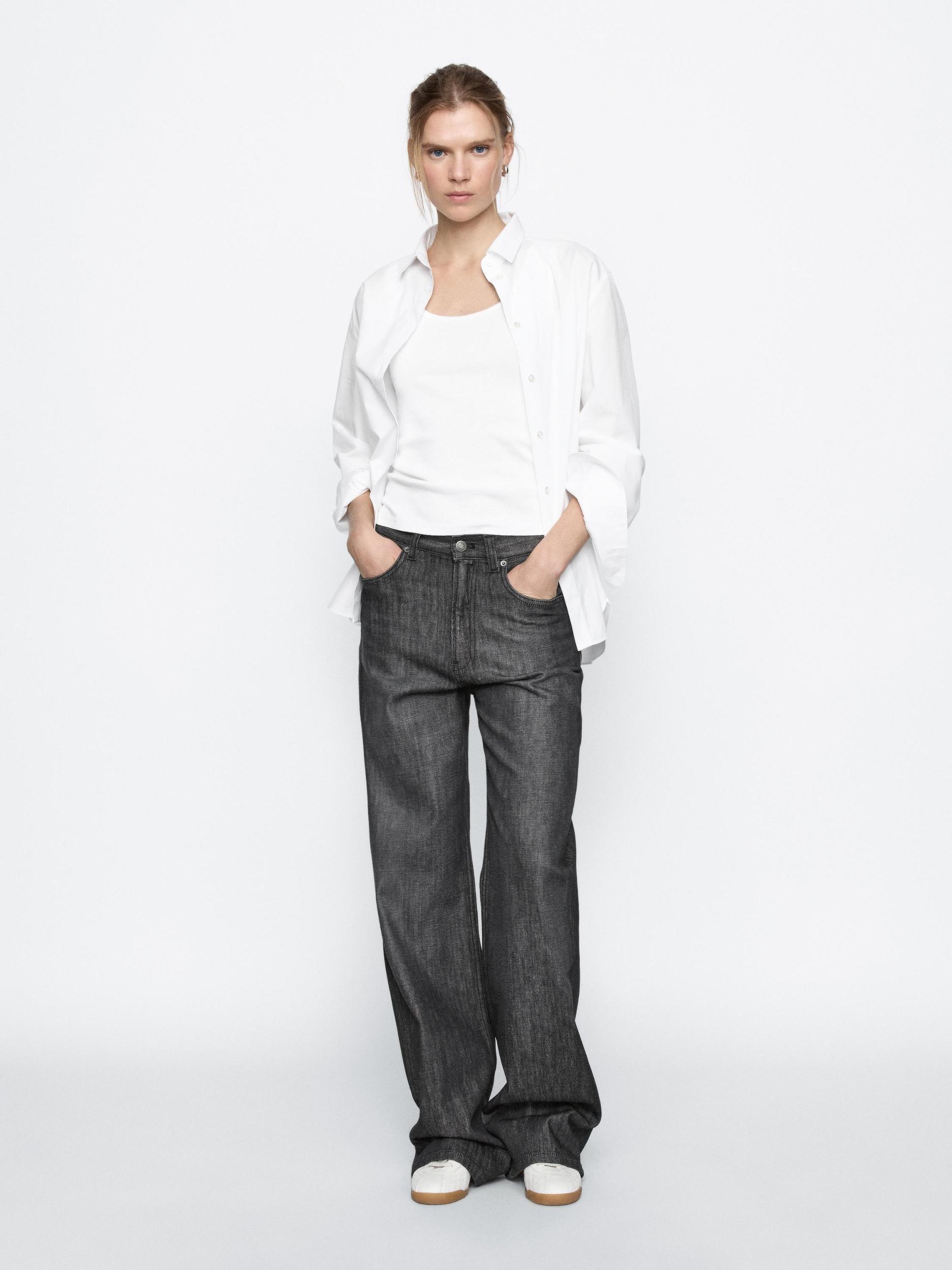 High-waist wide-leg jeans Product Image