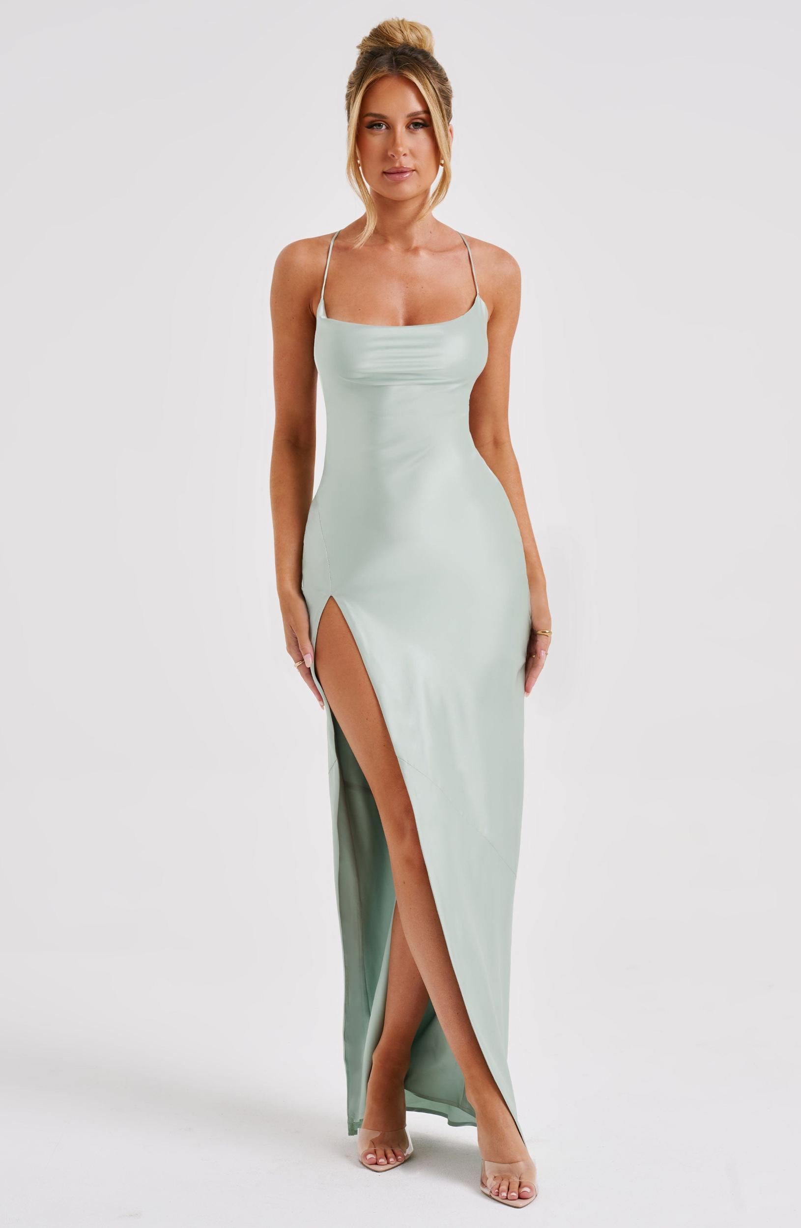 Misha Maxi Dress - Sage Product Image